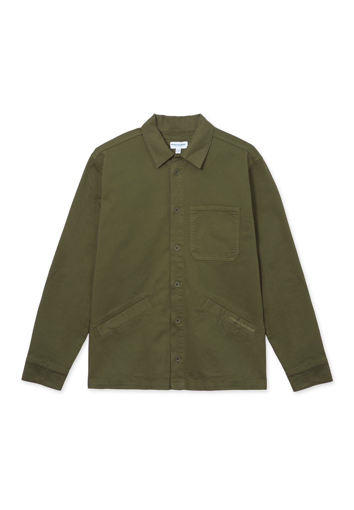 STEPH Khaki Twill Overshirt