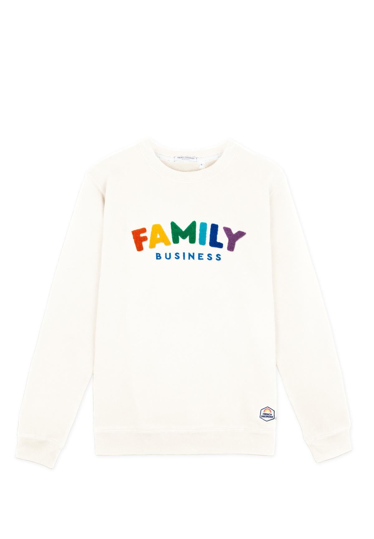 Sweatshirt Dylan FAMILY BUSINESS Cream