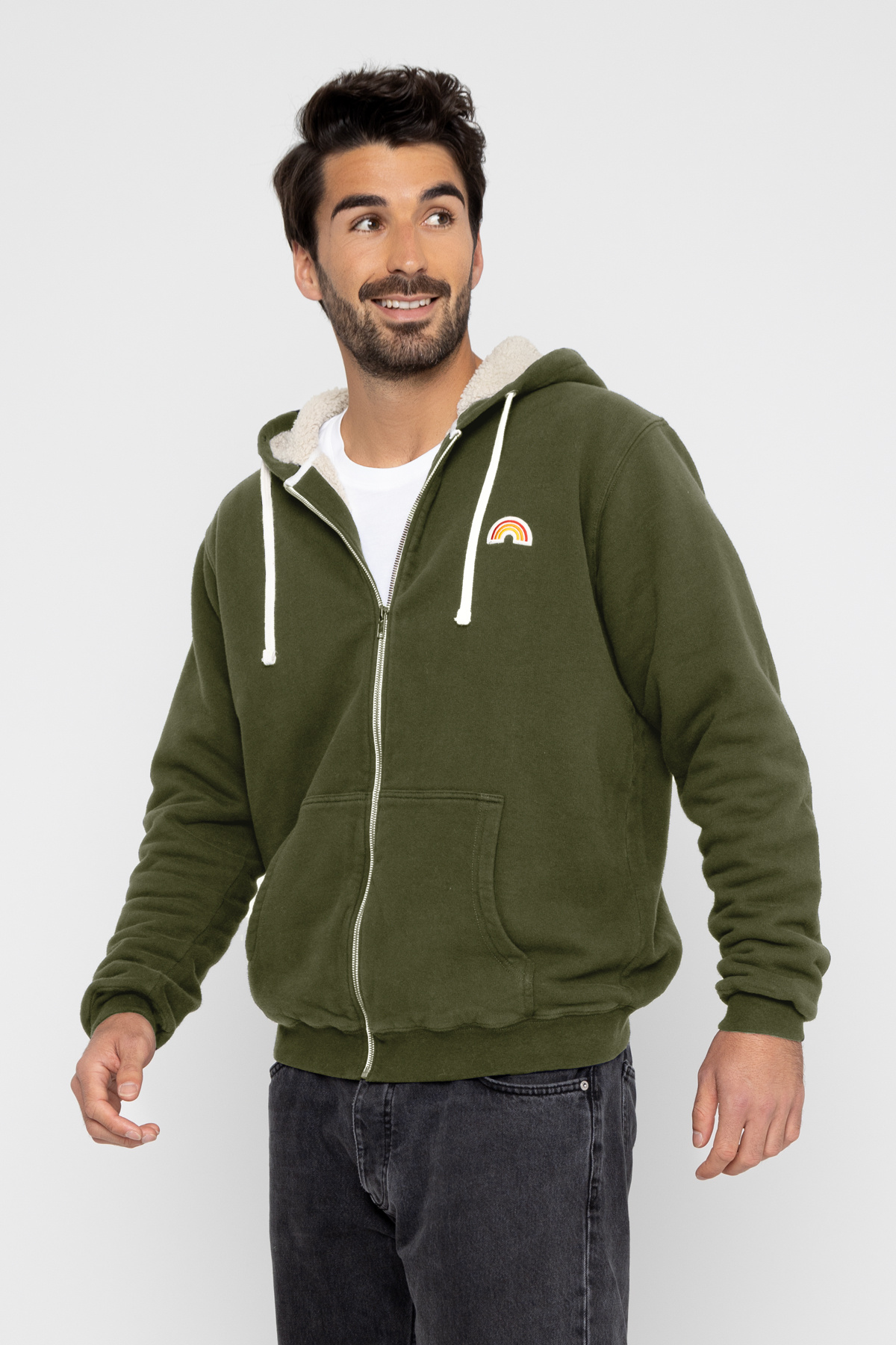 Hoodie Sherpa Robin Homme