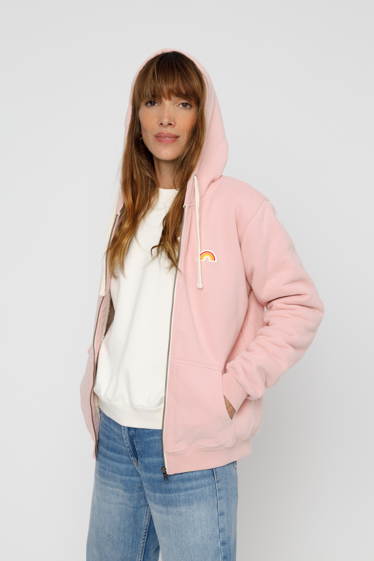 Hoodie Sherpa Robin Femme