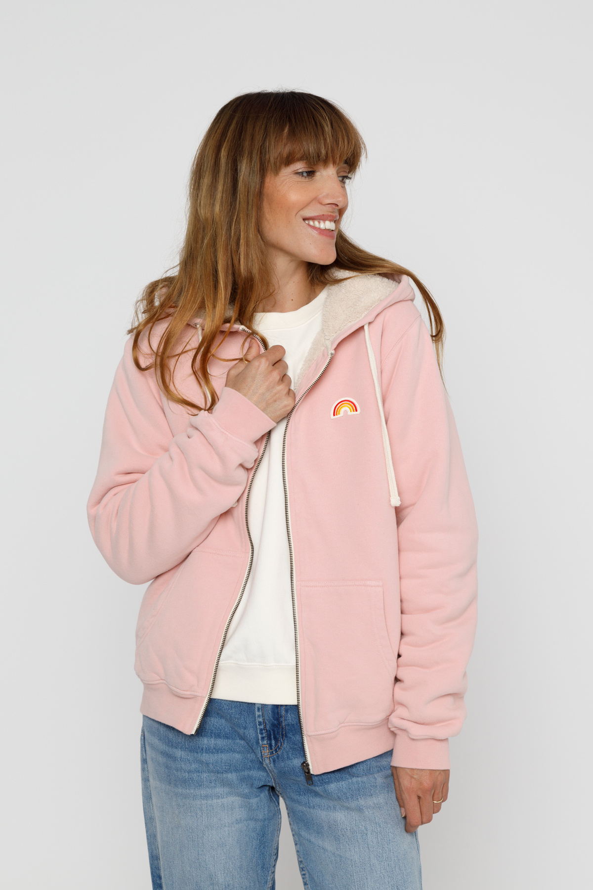 Hoodie Sherpa Robin Femme