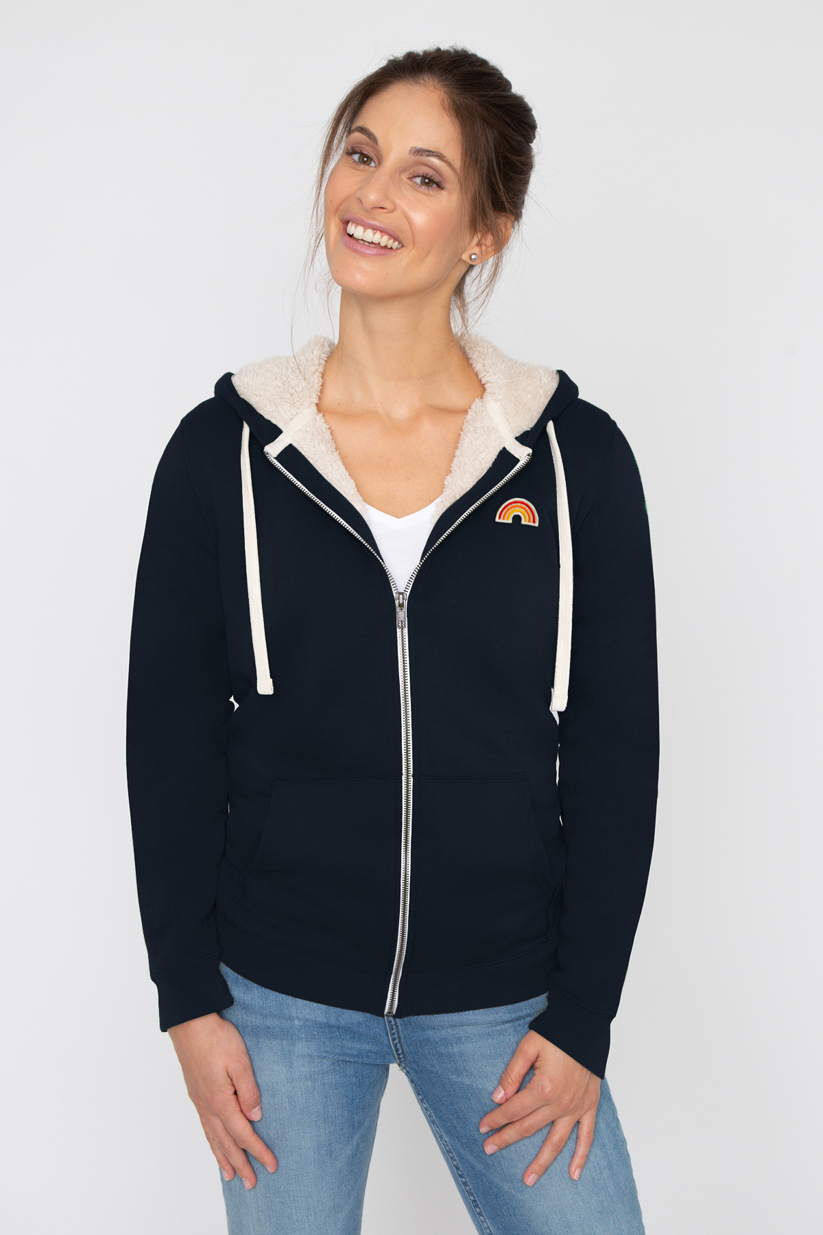 Hoodie Sherpa Robin RAINBOW (W)