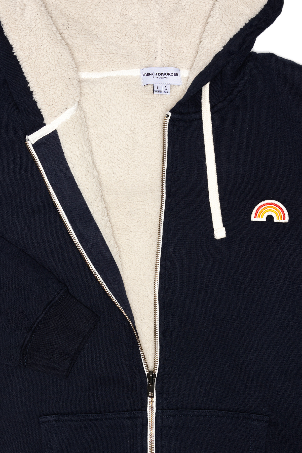 Hoodie Sherpa Mini Robin RAINBOW