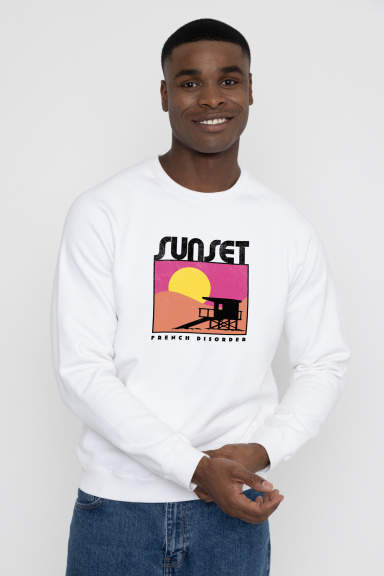 White Sunset Long Sleeve T-Shirt