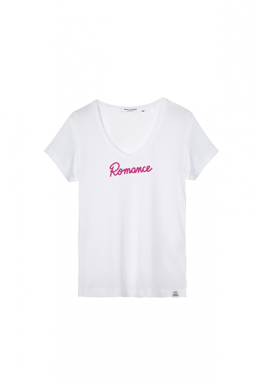 Tshirt col V ROMANCE