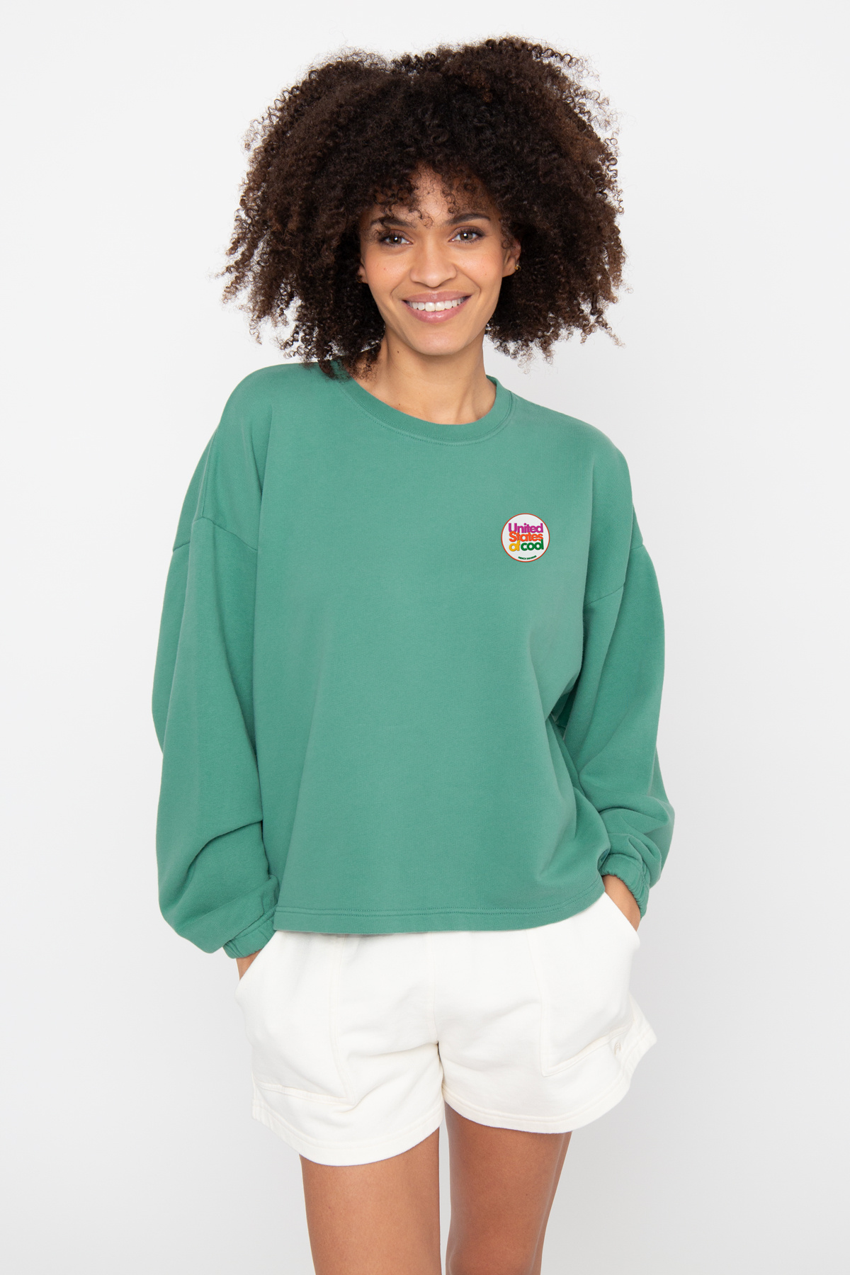 Nora US COOL patch sweatshirt